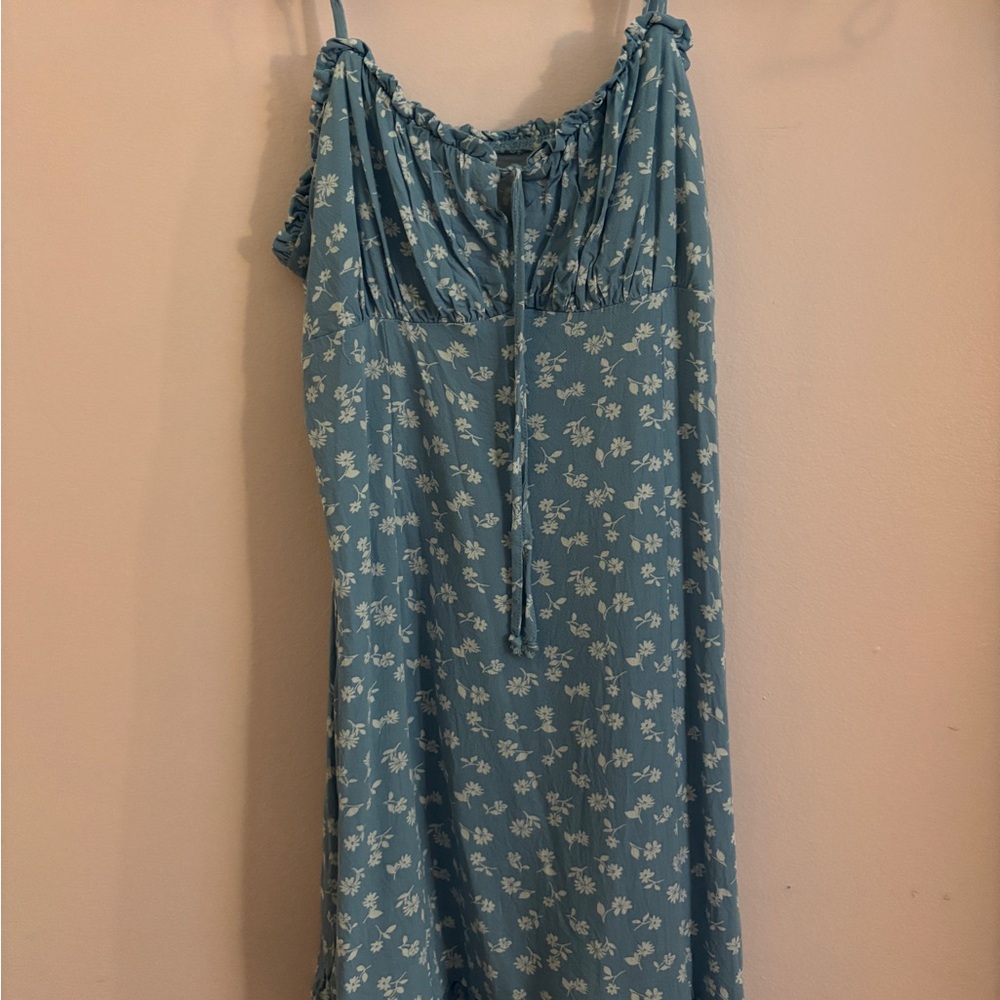 LA Hearts Blue Floral Sundress
